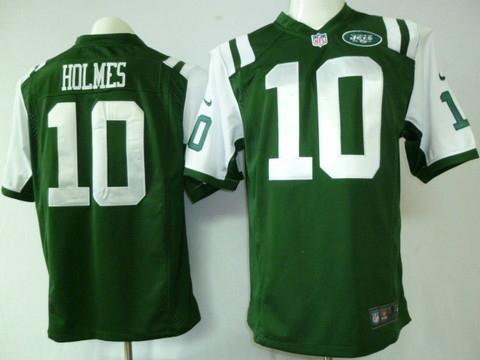 New York Jets 10 Holmes Green Game Nike NFL Jerseys
